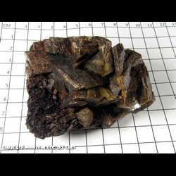 Mineral Specimen: Siderite (edges are worn) from Ojos Negros, Teruel, Aragon, Spain