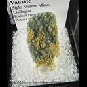 Mineral Specimen: Vauxite with unidentified coating from Siglo Viente Mine, Llallagua, Rafael Bustillo Prov., Potosi Dept., Bolivia