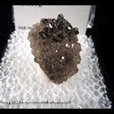 Mineral Specimen: Quartz with included Hyrdocarbons from Herkimer, New York, pre 1972