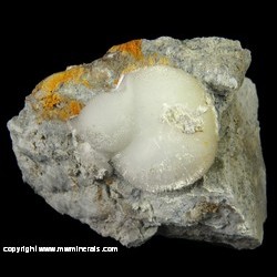 Minerals Specimen: Artinite, Desautelsite, Talc from 4 miles north of Benitoite Gem Mine, San Benito Co., California