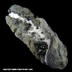 Mineral Specimen: Benitoite, Neptunite, Crossite, Natrolite from San Benito Co., California