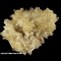 Mineral Specimen: Calcite on Fluorite from Hardin Co., Illinois