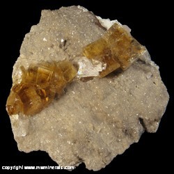Mineral Specimen: Fluorite, Celestine, Druze Calcite, minor Pyrite from Clay Center, Ottawa Co., Ohio